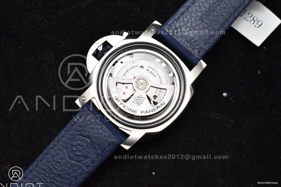 Edition Blue P Nylon Best 994 PAM1289 on Blue Supportive 1:1 Dial VSF Strap 0817